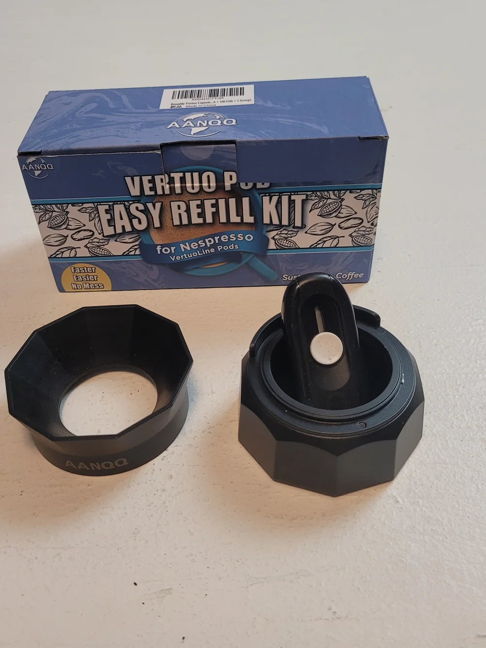 Black Vertuo Pod Easy Refill Kit for Nespresso